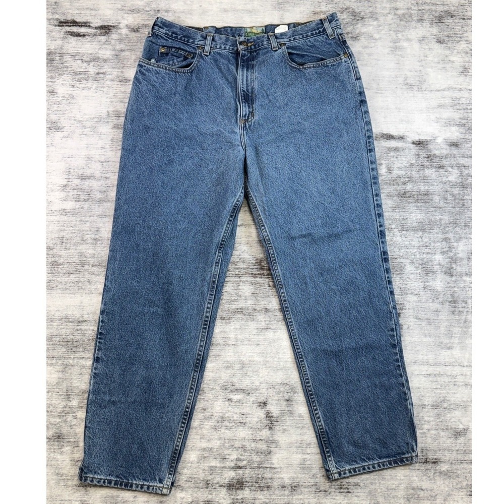 Outfitters Mens Loose Fit Jeans 40x30 Medium Wash Blue Denim‎ Made In USA